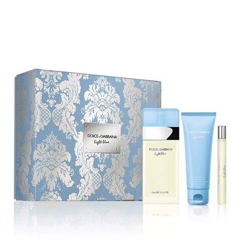 dolce light blue gift set